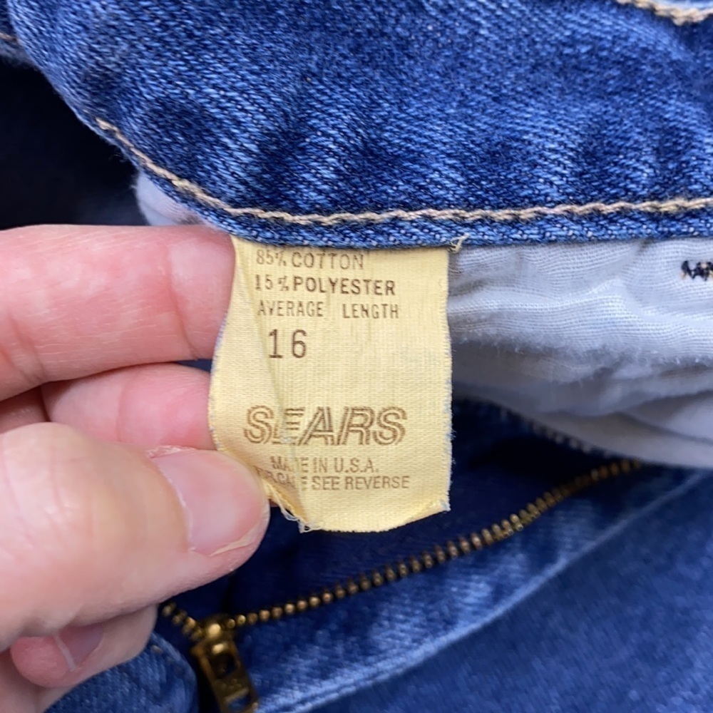 Vintage Carriage Court by Sears Jeans Size 16 (28x30) - Picture 14 of 16